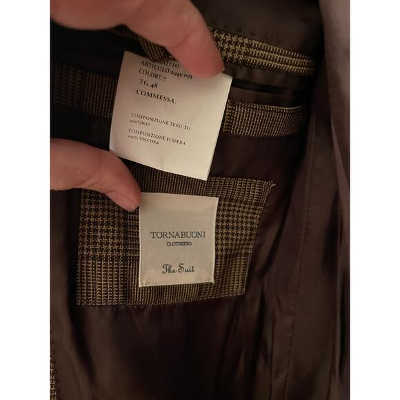 Tornabuoni Brown “The Suit” Coat, NWT, size: 48 Italian - Picture 4 of 9
